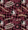 Licensed NCAA Florida State University Check Allover Cotton Fabric by the Yard